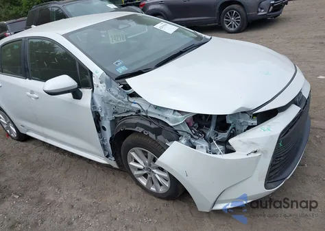 2025 Toyota Corolla Hybrid Le from USA, damaged, VIN JTDBDMHEXSJ012318